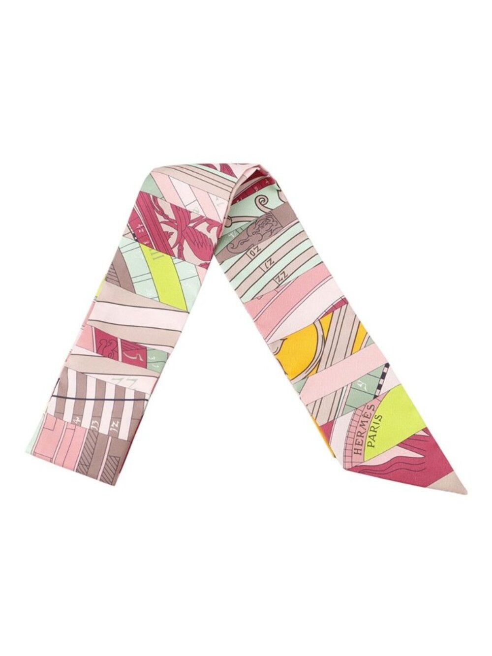 Hermes Scarf Twilly Silk Twill New Astrology Astrologie Nouvelle